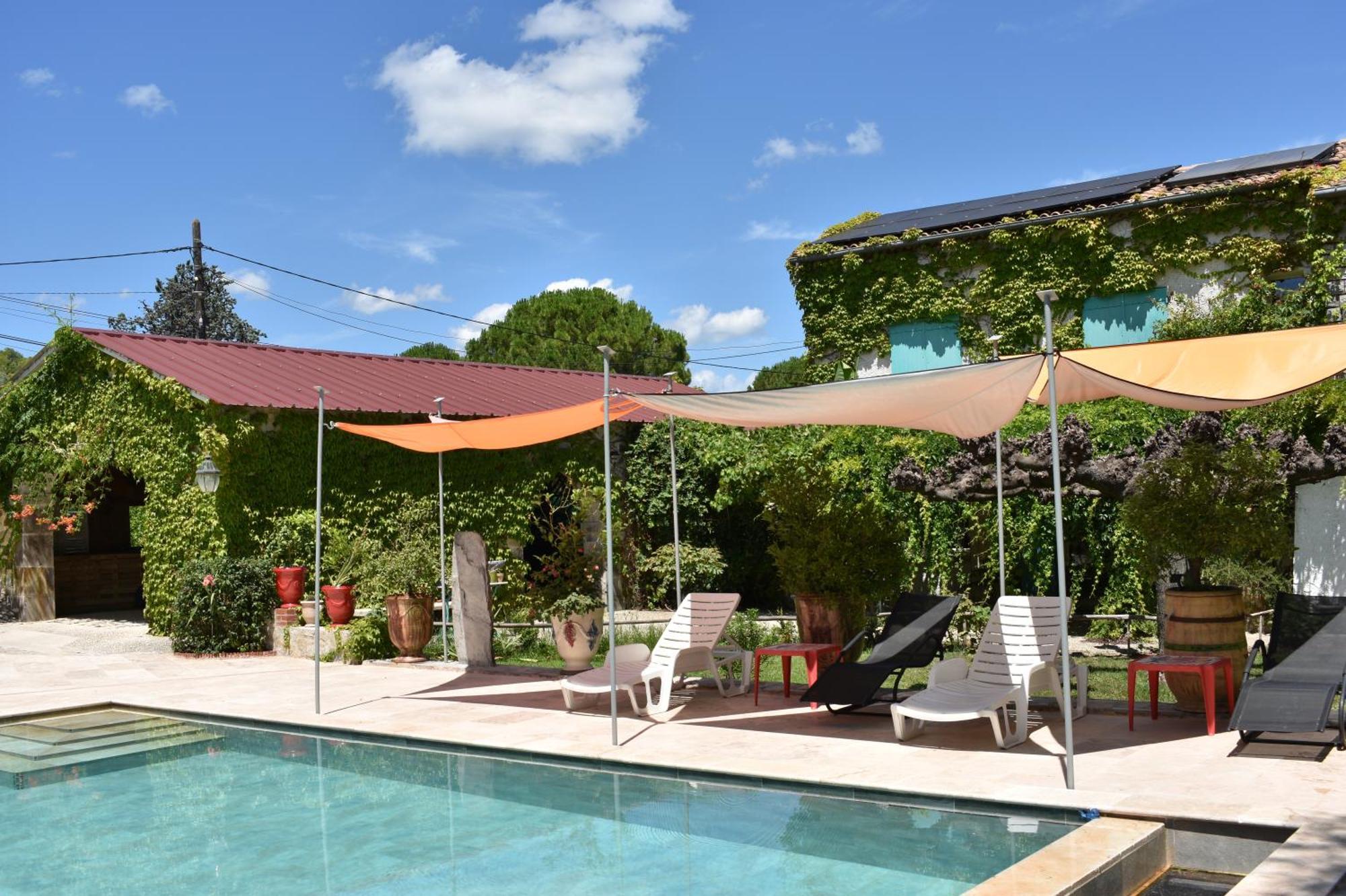 Hotel Mas De La Croix Saint-Christol-lès-Alès Exteriér fotografie